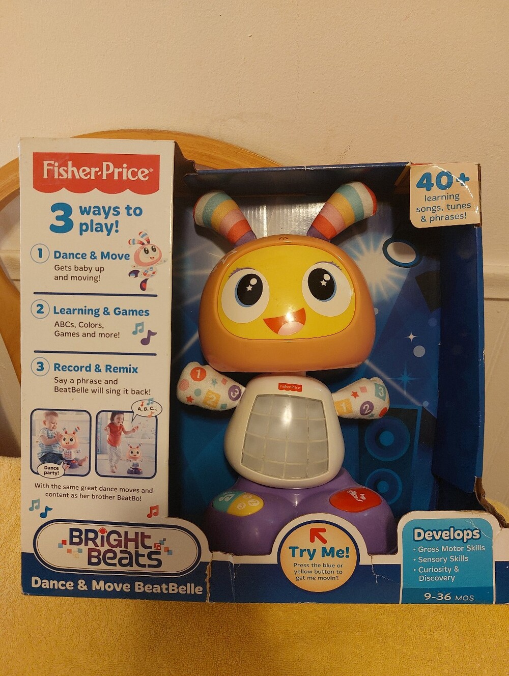 Fisher Price Bright Beats Dance And Move Beat Belle New